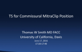 TS for Commissural MitraClip Position