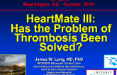 Heart Mate III: Has the Problem of Thrombus Been Solved?