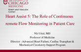 Heart Assist 5: The Role of Continuous, Remote Flow Monitoring in Patient Care