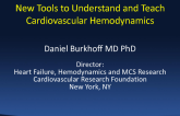 Featured Lecture: New Tools to Understand and Teach Cardiovascular Hemodynamics