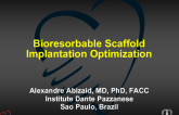 Bioresorbable Scaffold Implantation Optimization