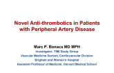 Novel Anti-thrombotics in Patients with Peripheral Artery Disease