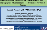 Technique of Pedal Access - Role of Ultrasound and Angiographic (Fluoroscopic) Guidance for Pedal Access