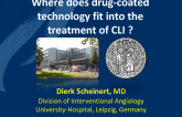 Where does drug-coated technology fit into the treatment of CLI?