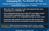 Use of DAPT and Patient Outcomes in Those Undergoing PCI: The ROCKET AF Trial
