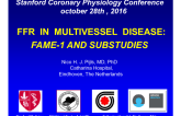 FFR in Multivessel Disease: FAME-1 and Substudies