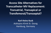 Access Site Alternatives for Transcatheter MV Replacement: Transatrial, Transapical, or Transfemoral/Transsseptal?
