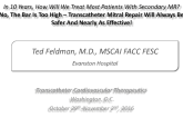 Second Debate: In 10 Years, How Will We Treat Most Patients With Secondary MR? No, The Bar Is Too High – Transcatheter Mitral Repair Will Always Be Safer And Nearly As Effective!