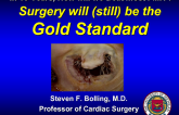 Second Debate: In 10 Years, How Will We Treat Most Patients With Secondary MR? Surgical Mitral Valve Repair Or Replacement Via A Minimally Invasive Approach Will Be The Gold Standard!