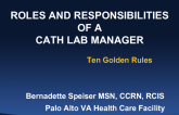 The Role and Responsibilities of the Cath Lab Manager