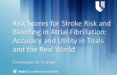 Risk Scores for Stroke Risk and Bleeding in Atrial Fibrillation: Accuracy and Utility in Trials and the Real World