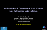 Rationale for and Outcomes of LAA Closure Plus Pulmonary Vein Isolation