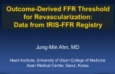 Outcome-Derived FFR Threshold for Revascularization: Data From the IRIS FFR Registry (N=7,013)