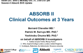 ABSORB II Clinical Outcomes at 3 Years