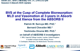 BVS at the Cusp of Complete Bioresorption: MLD and Vasomotion at 3-years in Absorb and Xience from the ABSORB II trial