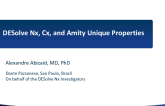 Desolve Nx, Cx and Amity: Unique Properties and Results From 150 Um To 120 Um