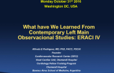 What Have We Learned From Contemporary Left Main Observational Studies III? ERACI IV
