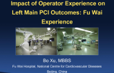 Impact of Operator Experience on Left Main PCI Outcomes: Fu Wai Experience