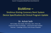 Device Specifications and Clinical Program Update: Biomime