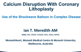 Calcium Disruption With Coronary Lithoplasty. Use of the SHOCKWAVE Balloon in Complex Disease
