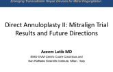 Direct Annuloplasty II: Mitralign Trial Results and Future Directions