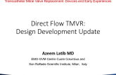 Direct Flow TMVR: Design Development Update
