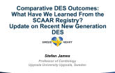 Comparative DES Outcomes: What Have We Learned From the SCAAR Registry? Update on Recent New Generation DES