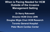 When Is Pacing Needed in HCM Outside Invasive Management Settings