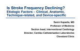 Strokes and TAVR: Is Stroke Frequency Declining? Etiologic Factors – Clinical, Anatomic, Technique-related, and Device-specific