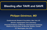 Complications 5. Bleeding after TAVR: Incidence, Prognostic Importance, Predictors, and Associations