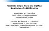 Pragmatic Simple Trials and Big Data: Implications for NIH Funding
