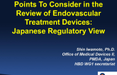 Points To Consider in the Review of Endovascular Treatment Devices: Japanese Regulatory View