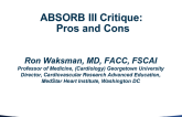 ABSORB III Critique: Pros and Cons
