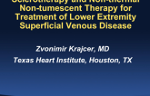 Sclerotherapy and Non-Thermal Non-Tumescent Therapies for Treatment of Lower Extremity Superficial Venous Disease