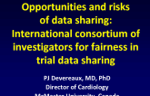 Opportunities and Risks of Data Sharing III: International Consortium Proposal
