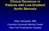 Low-gradient AS – Diagnosis and Management