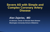 Severe AS With Simple and Complex CAD