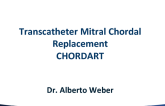 Transcatheter Mitral Chordal Replacement (ChordArt)