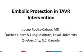 Editorial Perspective: Embolic Protection in TAVR Intervention