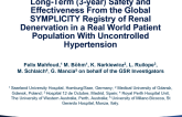 TCT 761: Long-term (Three-Year) Safety and Effectiveness From the Global SYMPLICITY Registry of Renal Denervation in a Real World Patient Population With Uncontrolled Hypertension