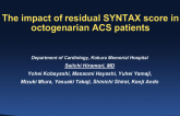 TCT 4: The Impact of Residual Syntax Score in Octogenarian ACS Patients