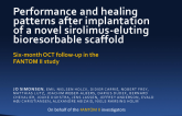TCT 29: Performance and Healing Patterns After Implantation of a Novel Sirolimus-Eluting Bioresorbable Scaffold. Six-Month Follow-Up by Optical Coherence Tomography in the FANTOM II Study