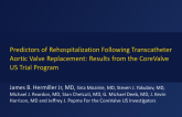 TCT 35: Predictors of Early Aortic Valve Rehospitalization Following Self-Expanding Transcatheter Aortic Valve Replacement: Results From the CoreValve US Trial Program