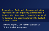 TCT 37: Transcatheter Aortic Valve Replacement With a Repositionable Self-Expanding Bioprosthesis in Patients With Severe Aortic Stenosis at High Risk for Surgery: One-Year Results From the Evolut R US Pivotal Study