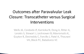 TCT 43: Outcomes After Paravalvular Leak Closure: Percutaneous Versus Surgical Approaches