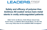 TCT 54: LEADERS FREE OAC: Biolimus A9 Coated vs Bare Metal Stents in Patients Requiring Oral Anticoagulation. A Prespecified Subgroup Analysis of the LEADERS FREE Trial