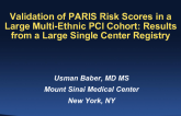 TCT 56: Validation of PARIS Risk Scores in a Large Multi-Ethnic PCI Cohort: Results From a Large Single-Center Registry
