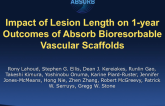 TCT 57: Impact of Lesion Length on One-Year Outcomes of Absorb Bioresorbable Vascular Scaffolds