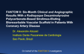FANTOM II: Six-Month and Nine-Month Clinical and Angiographic Results With a Radiopaque Desaminotyrosine Polycarbonate-Based Sirolimus-Eluting Bioresorbable Vascular Scaffold in Patients With Coronary Artery Disease