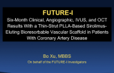 FUTURE-I: Six-Month Clinical, Angiographic, IVUS, and OCT Results With a Thin-Strut PLLA-Based Sirolimus-Eluting Bioresorbable Vascular Scaffold in Patients With Coronary Artery Disease
